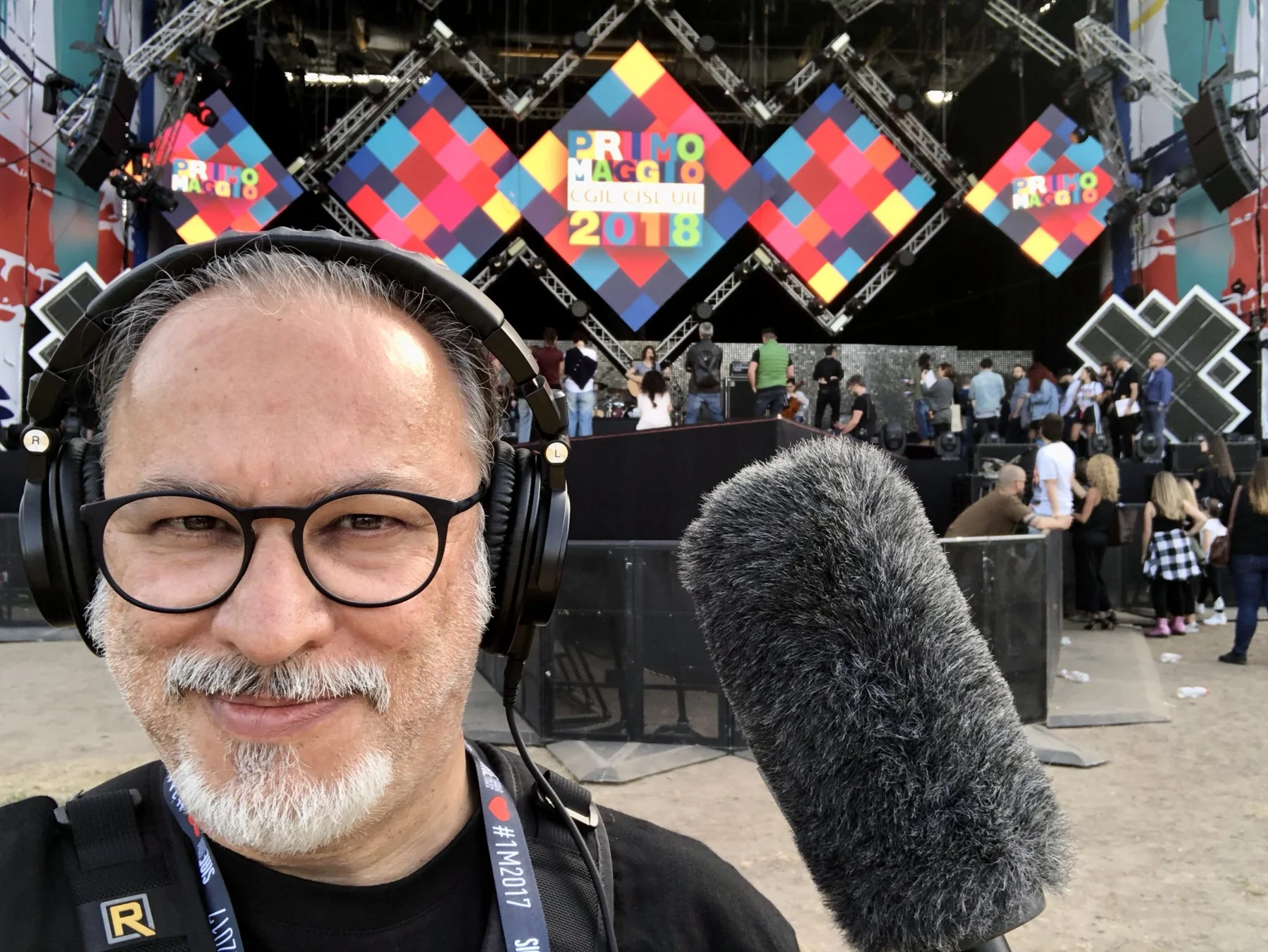 Stefano Massoli al Primo Maggio di Roma