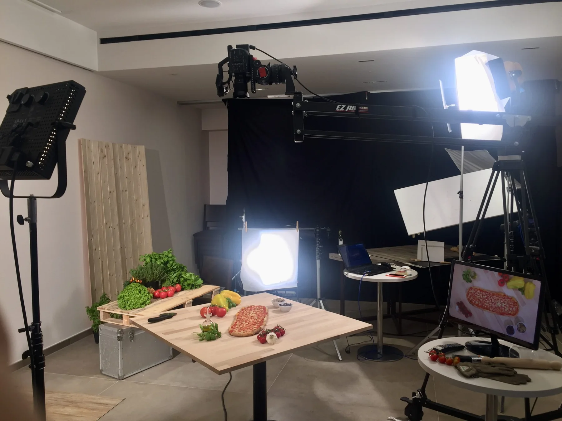 Setup luci per produzione food
