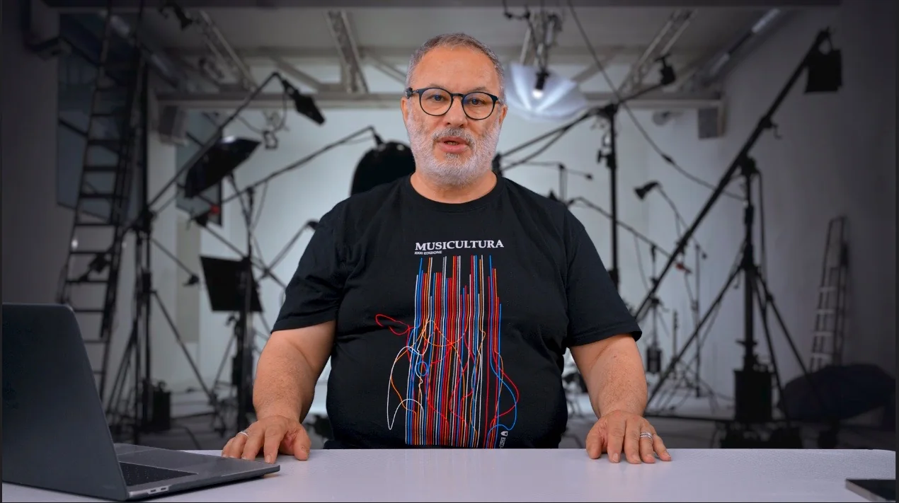 Stefano Massoli durante un corso di formazione